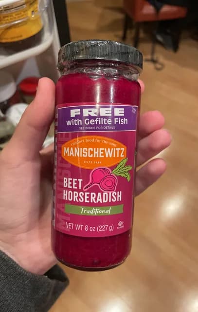 Manischewitz Beet Horseradish Traditional