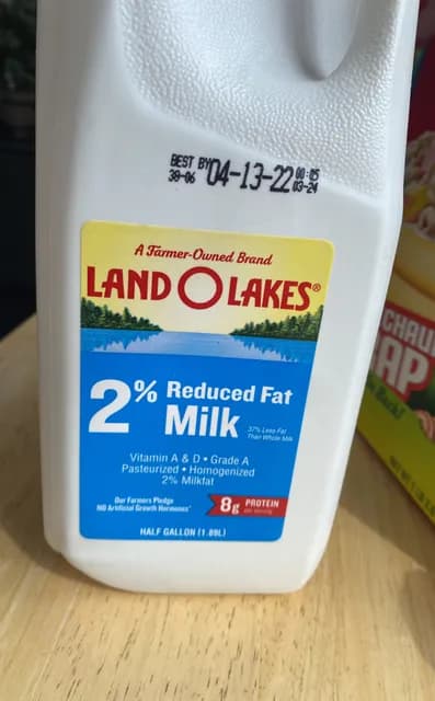 Land O Lakes 2% Reduced Fat Milk