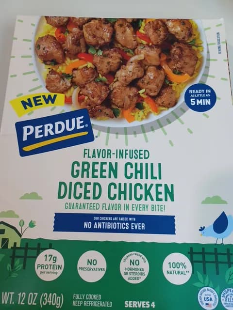 Perdue Flavor-Infused Green Chili Diced Chicken