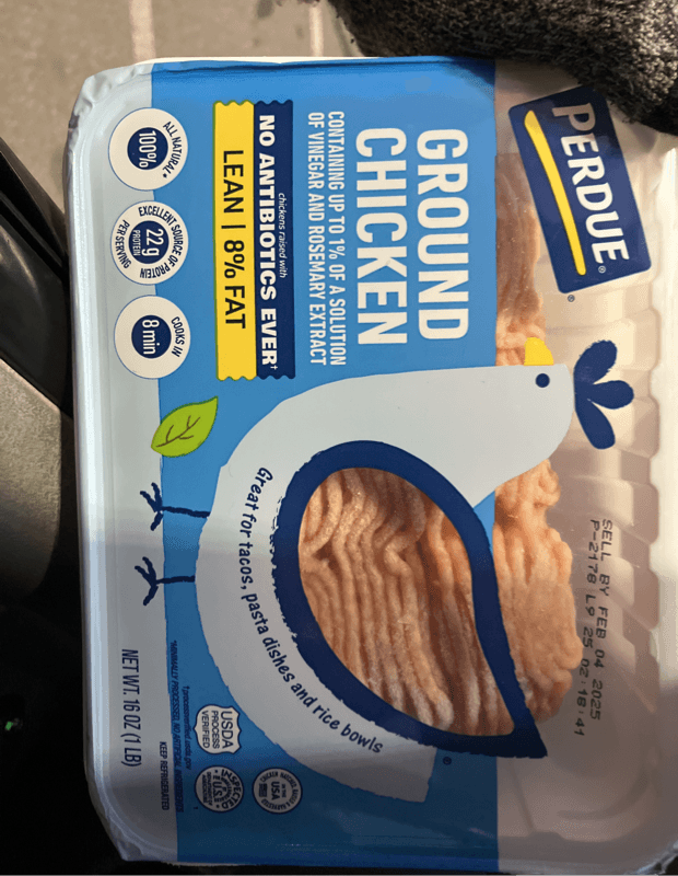 Perdue No Antibiotics Ever Dark Ground Chicken Traypack