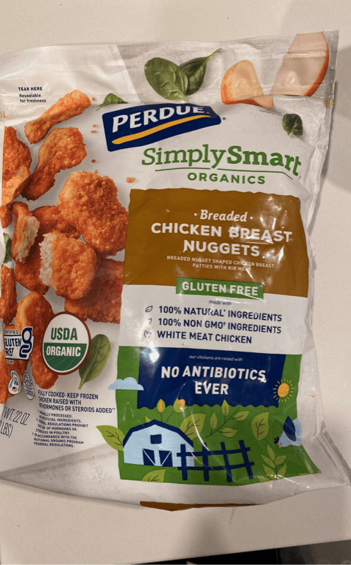 Is it Coconut Free? Perdue Simply Smart Organics Gluten Free Breaded Chicken Breast Nuggets