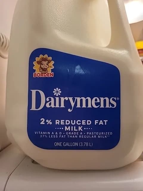 Borden Dairymens 2% Reduced Fat Milk