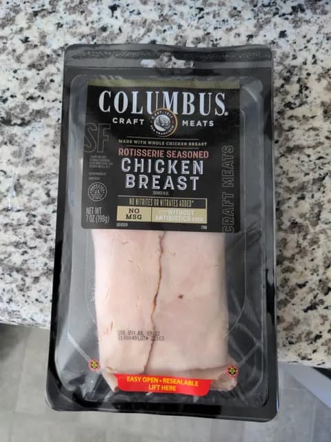 Columbus Craft Meats Rotisserie Seasoned Chicken Breast