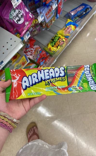 Airheads Xtremes Sweetly Sour Rainbow Berry Candy