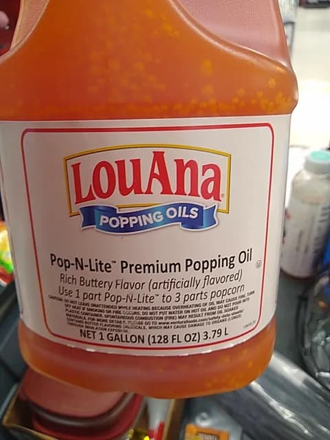 Louana Popping Oils Pop-N-Lite Premium Popping Oil Rich Buttery Flavor