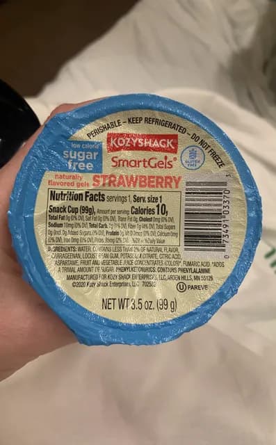 Kozy Shack Sugar Free Strawberry Smartgels