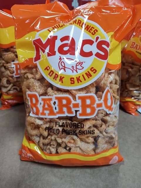 Mac'S Bar-B-Q Flavored Fried Pork Skins
