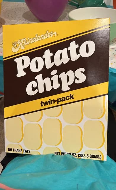 Rhinelander Potato Chips Twin