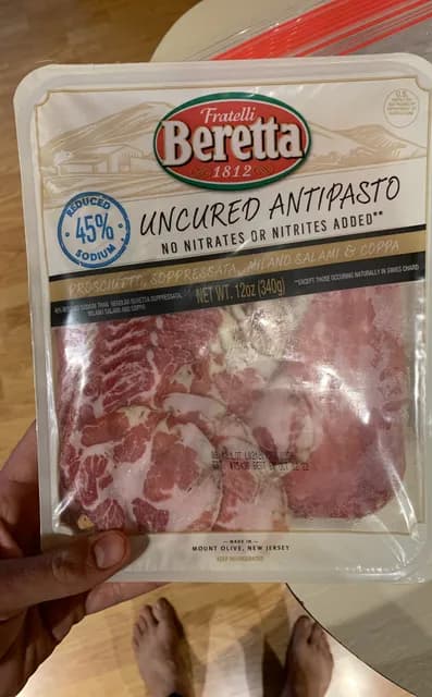 Fratelli Beretta Uncured Antipasto Prosciutto, Soppressata, Milano Salami & Coppa