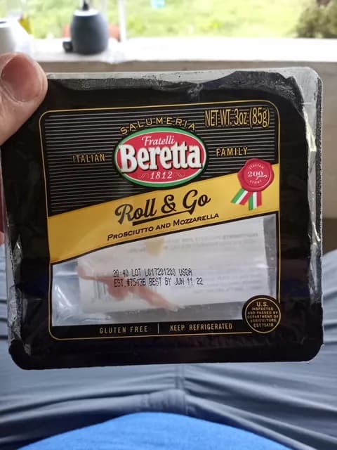 Fratelli Beretta Roll & Go Prosciutto And Mozzarella