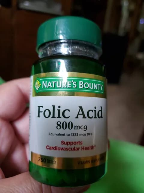 Nature'S Bounty Folic Acid Supports Cardiovascular Health