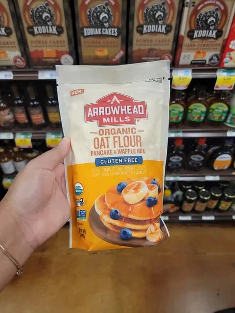 Arrowhead Mills Gluten Free Organic Oat Flour Pancake & Waffle Mix