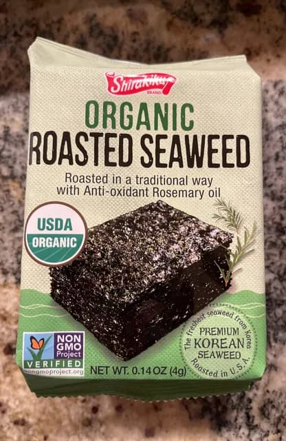 Shirakiku Organic Roasted Seaweed