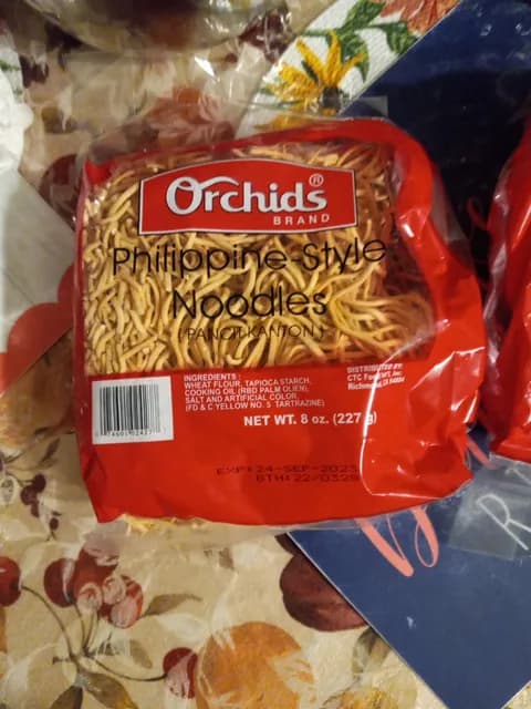 Orchids Brand Phillipine-Style Noodles
