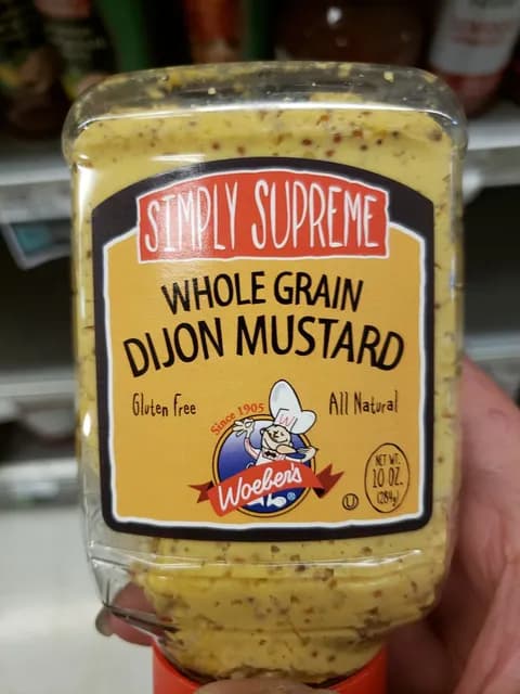Woeber’S Simply Supreme Whole Grain Dijon Mustard