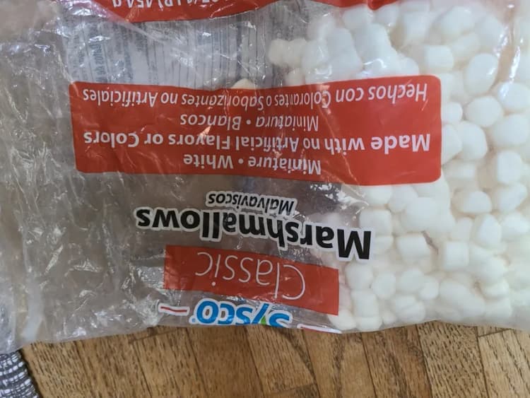 Sysco Classic White Miniature Marshmallows