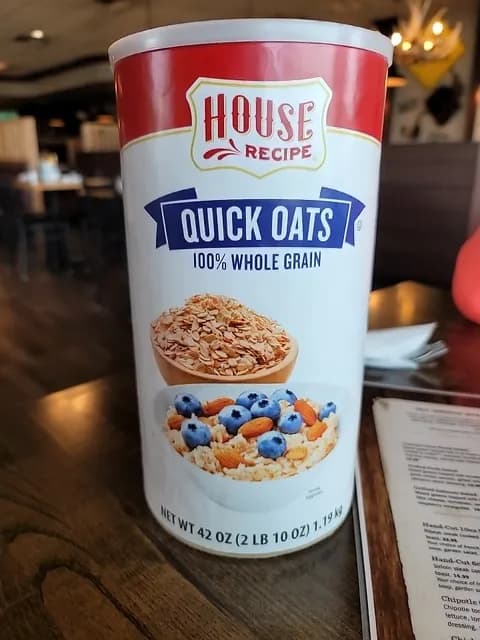 House Recipe 100% Whole Grain Quick Oats