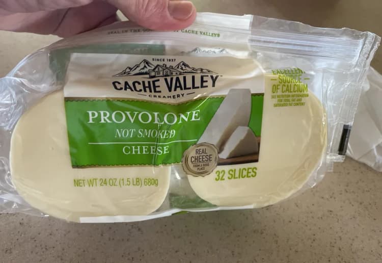 Cache Valley Creamery Provolone Cheese Not Smoked
