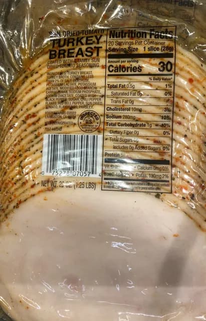Foster Farms Sun Dried Tomato Turkey Breast