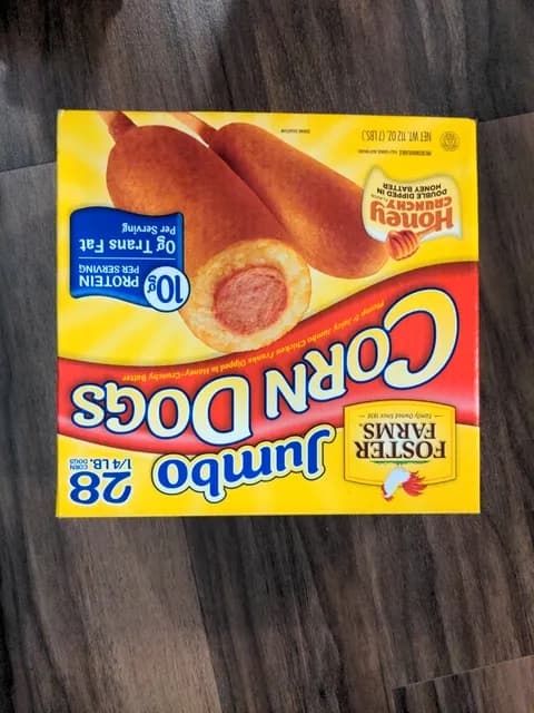 Foster Farms Jumbo Corn Dogs Honey Crunchy