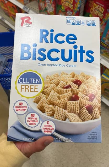 Ralston Foods Rice Biscuits Oven Toasted Rice Cereal