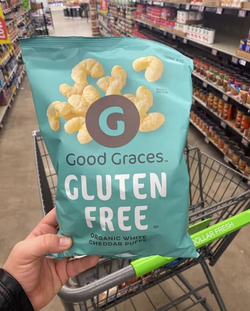 Good Graces Gluten Free Organic White Cheddar Puffs