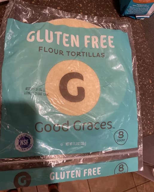 Good Graces Gluten Free Flour Tortillas