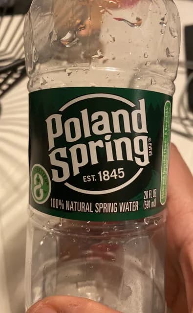 Poland Spring Brand 100% Natural Spring Water