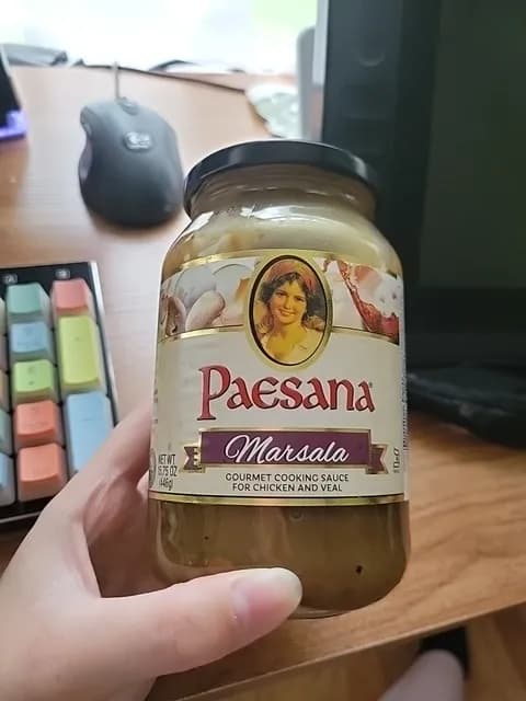 Paesana Marsala Gourmet Cooking Sauce For Chicken And Veal