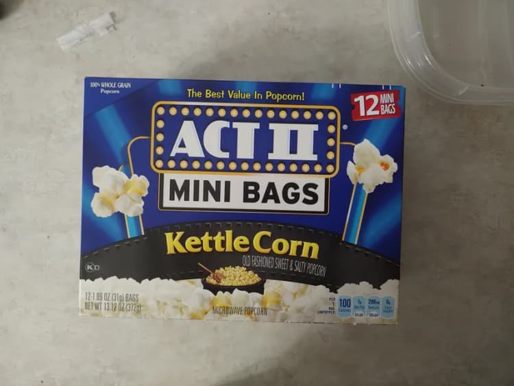 Act Ii Mini Bags Kettle Corn Popcorn
