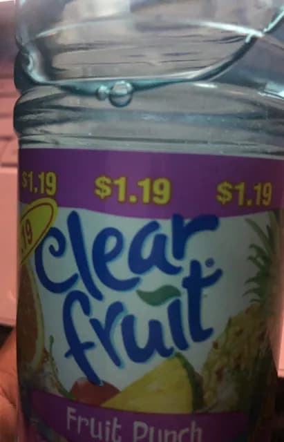 Clear Fruit Fruit Punch