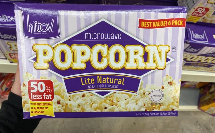 Kitov Lite Natural Microwave Popcorn