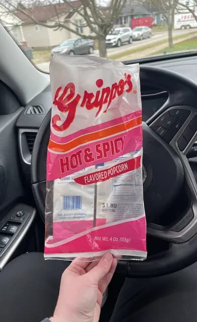 Grippo'S Hot & Spicy Flavored Popcorn
