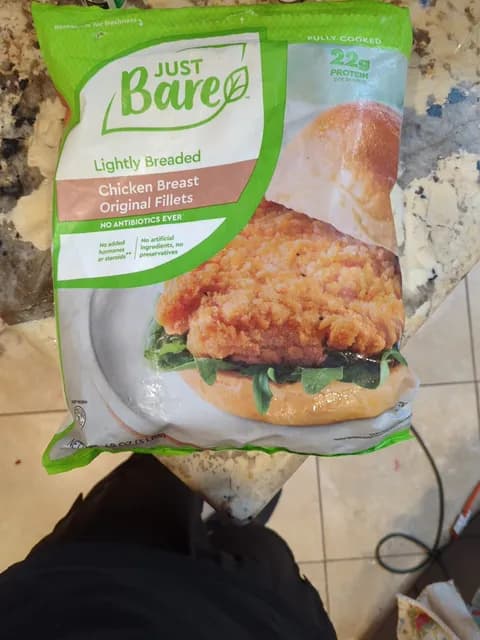Just Bare Lightly Breaded Chicken Breast Original Fillets