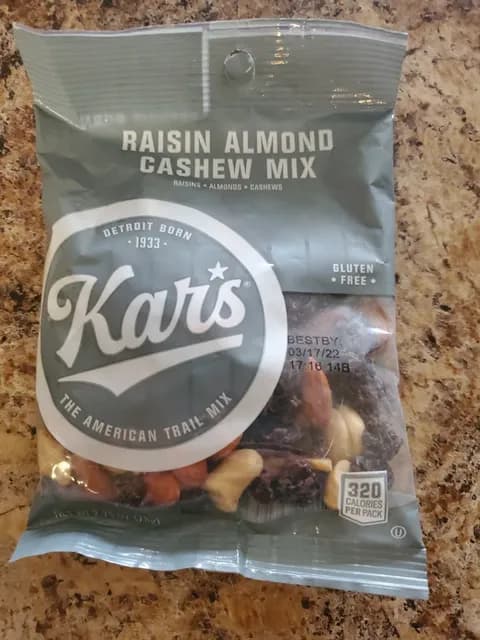 Kar'S Fresh Harvest Raisin Almond Cashew Mix