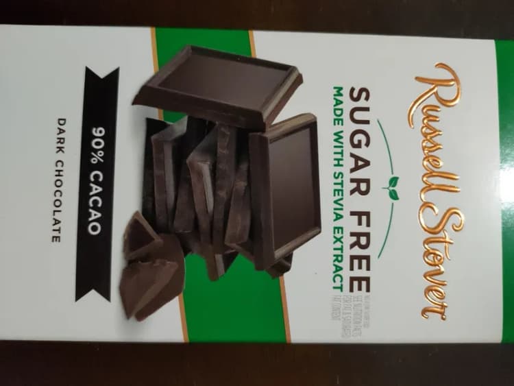 Russell Stover Sugar Free 90% Cacao Dark Chocolate