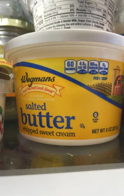 Wegmans Whipped Sweet Cream Salted Butter