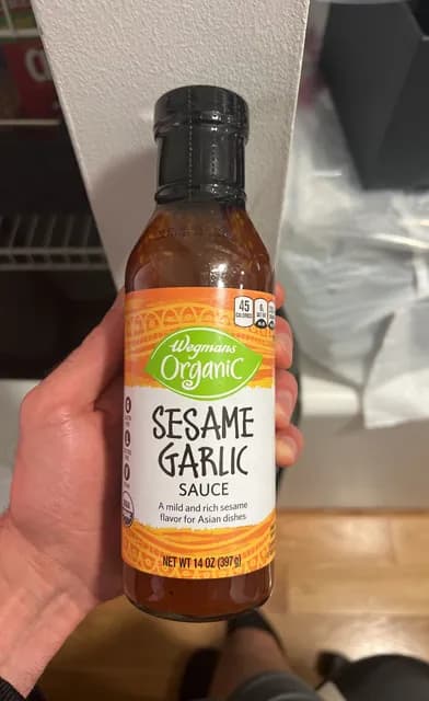 Wegmans Organic Sesame Garlic Sauce