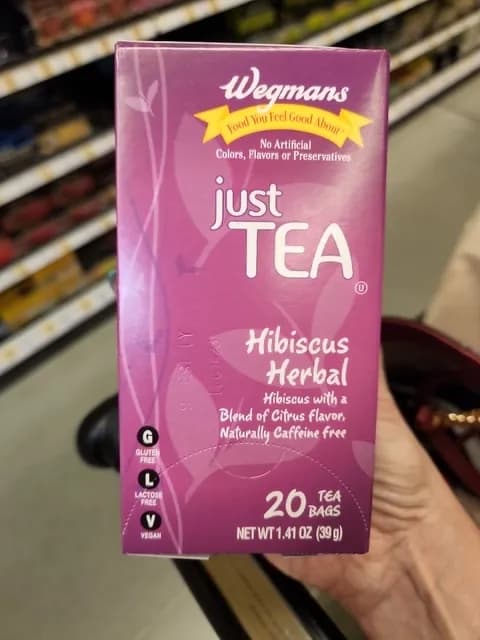 Wegmans Just Tea Hibiscus Herbal