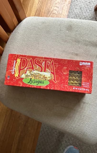 Wegmans Lasagna Pasta
