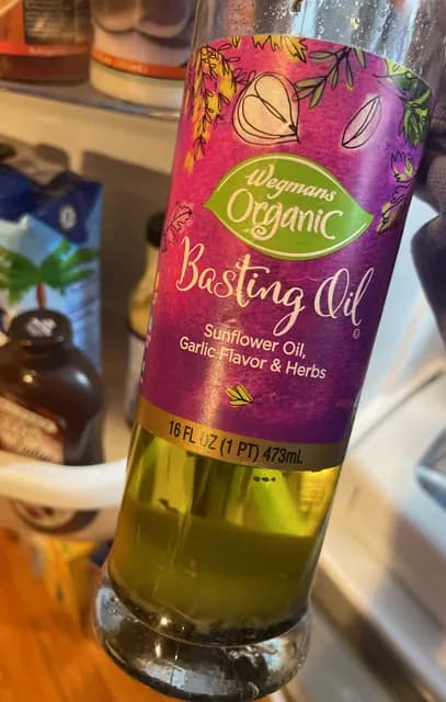 Wegmans Organic Basting Oil