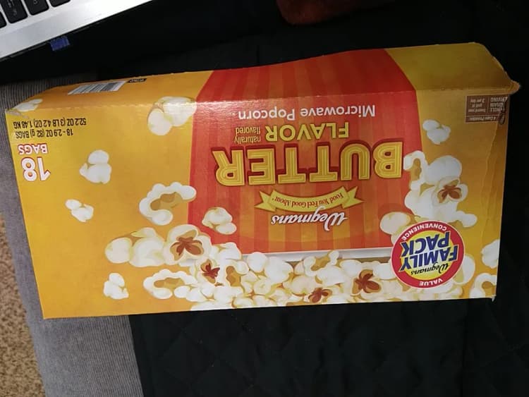 Wegmans Butter Flavor Microwave Popcorn