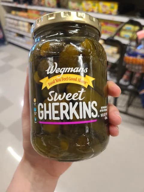 Wegmans Sweet Gherkins