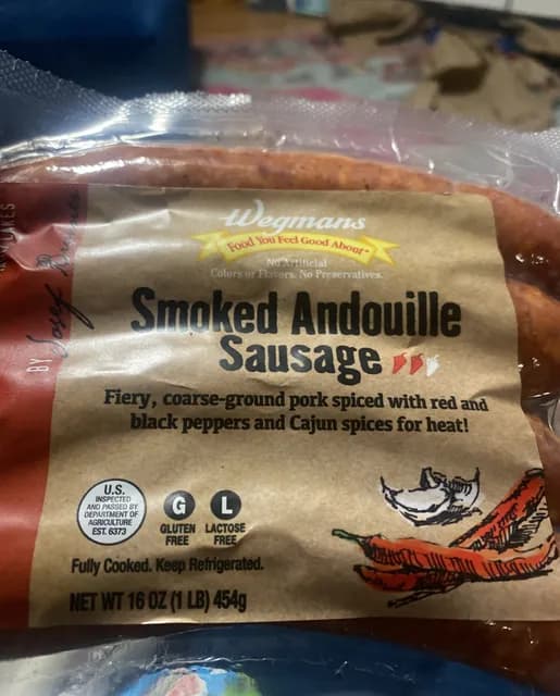 Wegmans Smoked Andouille Sausage