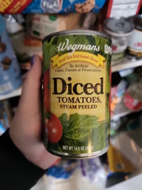 Wegmans Diced Tomatoes Steam Peeled