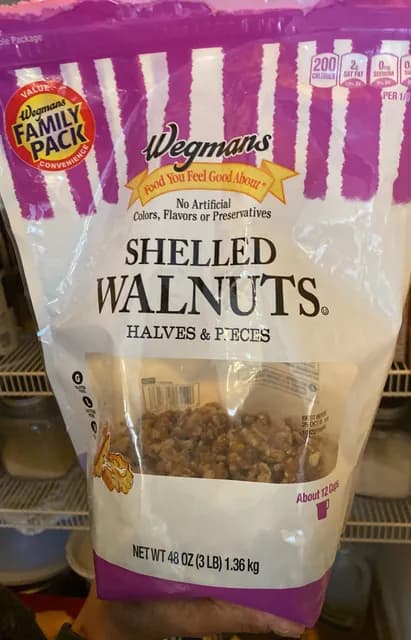Wegmans Shelled Walnuts Family
