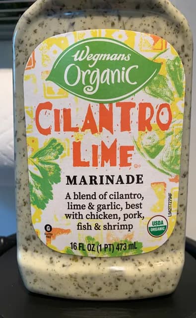 Wegmans Organic Cilantro Lime Marinade