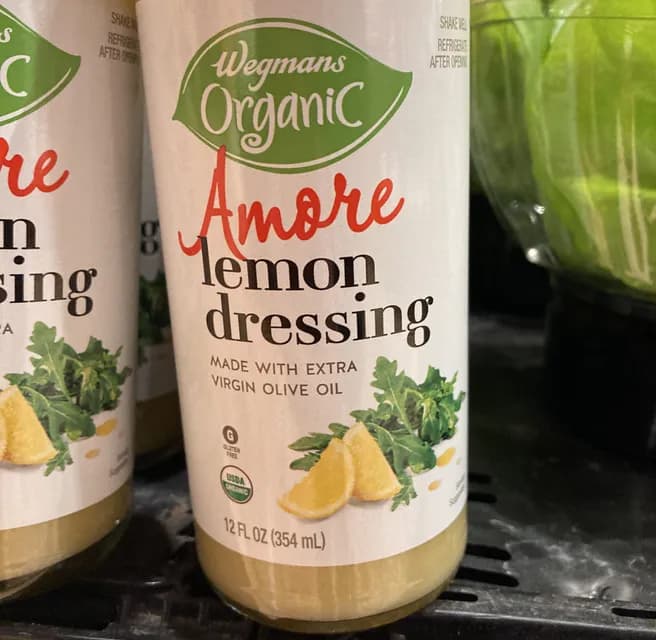 Wegmans Organic Amore Lemon Dressing Made With Extra Virgin Olive Oil