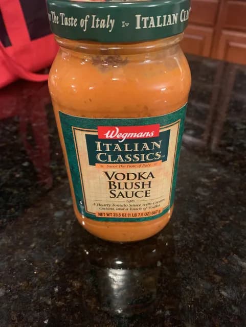 Wegmans Italian Classics Vodka Blush Sauce