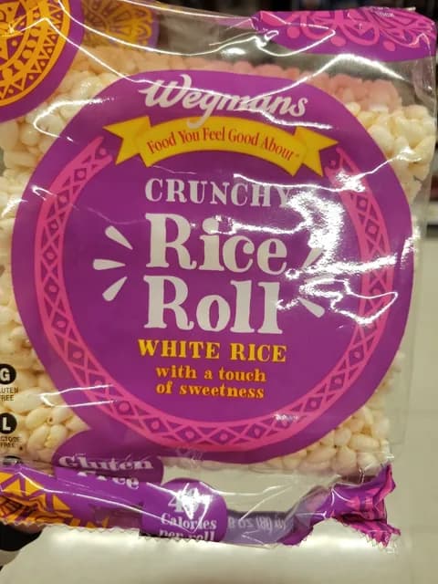 Wegmans Crunchy Rice Roll White Rice